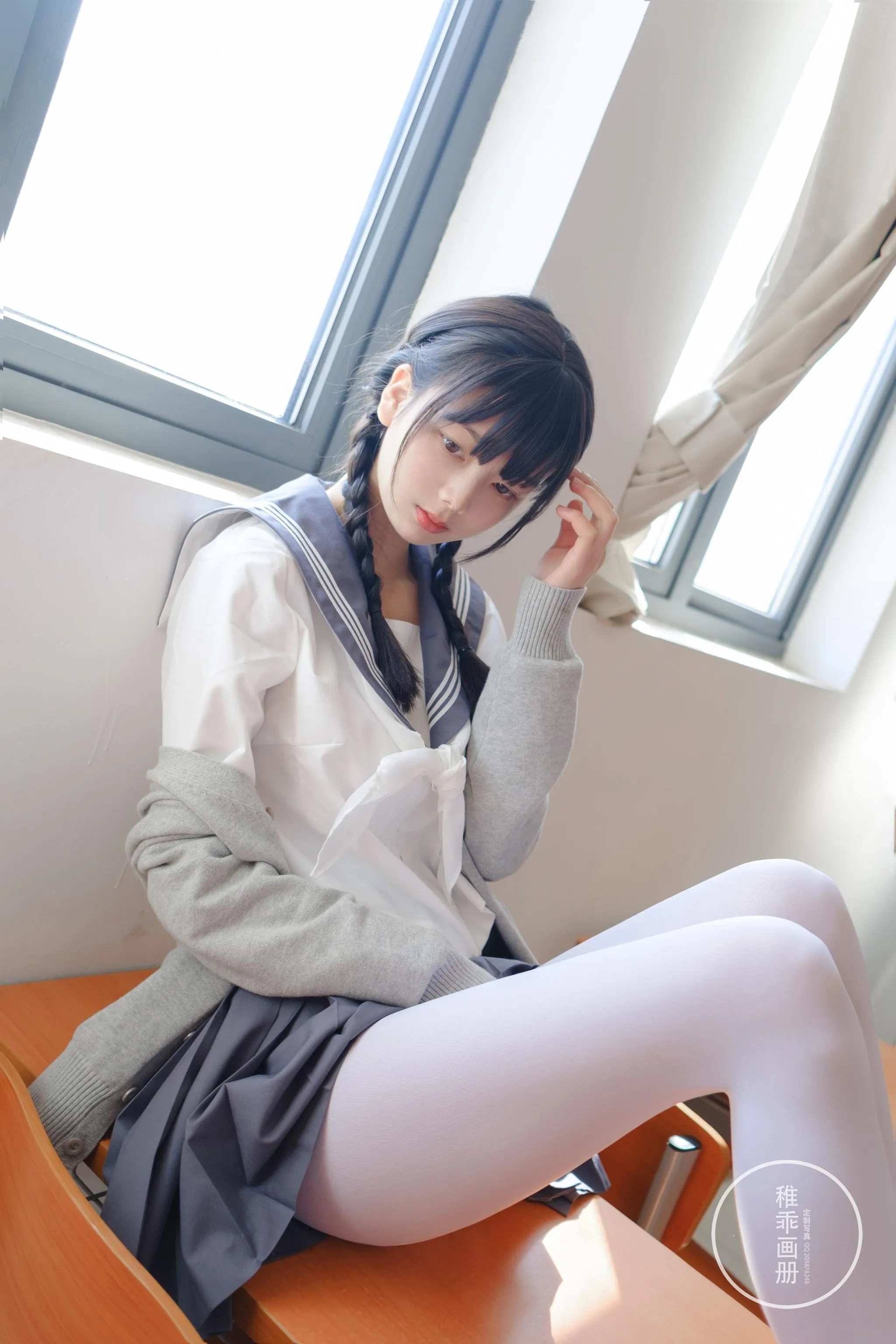 稚乖画册 – NO.05 晴空03 双马尾jk [71P]插图6